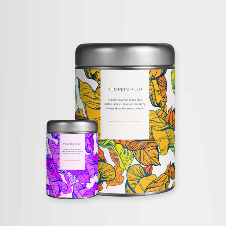 Home pumpkin pulp tin